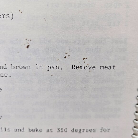 Vintage 1980s Cookbook Pincher Creek Society for Handicapped People Alberta BC - Picture 5 of 16